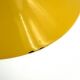 Vintage yellow and black lacquered metal pendant light