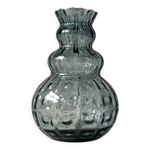 vase en verre fumé, - 1950