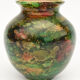Lacquered glass vase by Mistigri Chapoutier