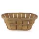 Old brocante wooden grape basket