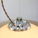 Lampe rare UFO Space Age de Guzzini en marron clair, années 1970