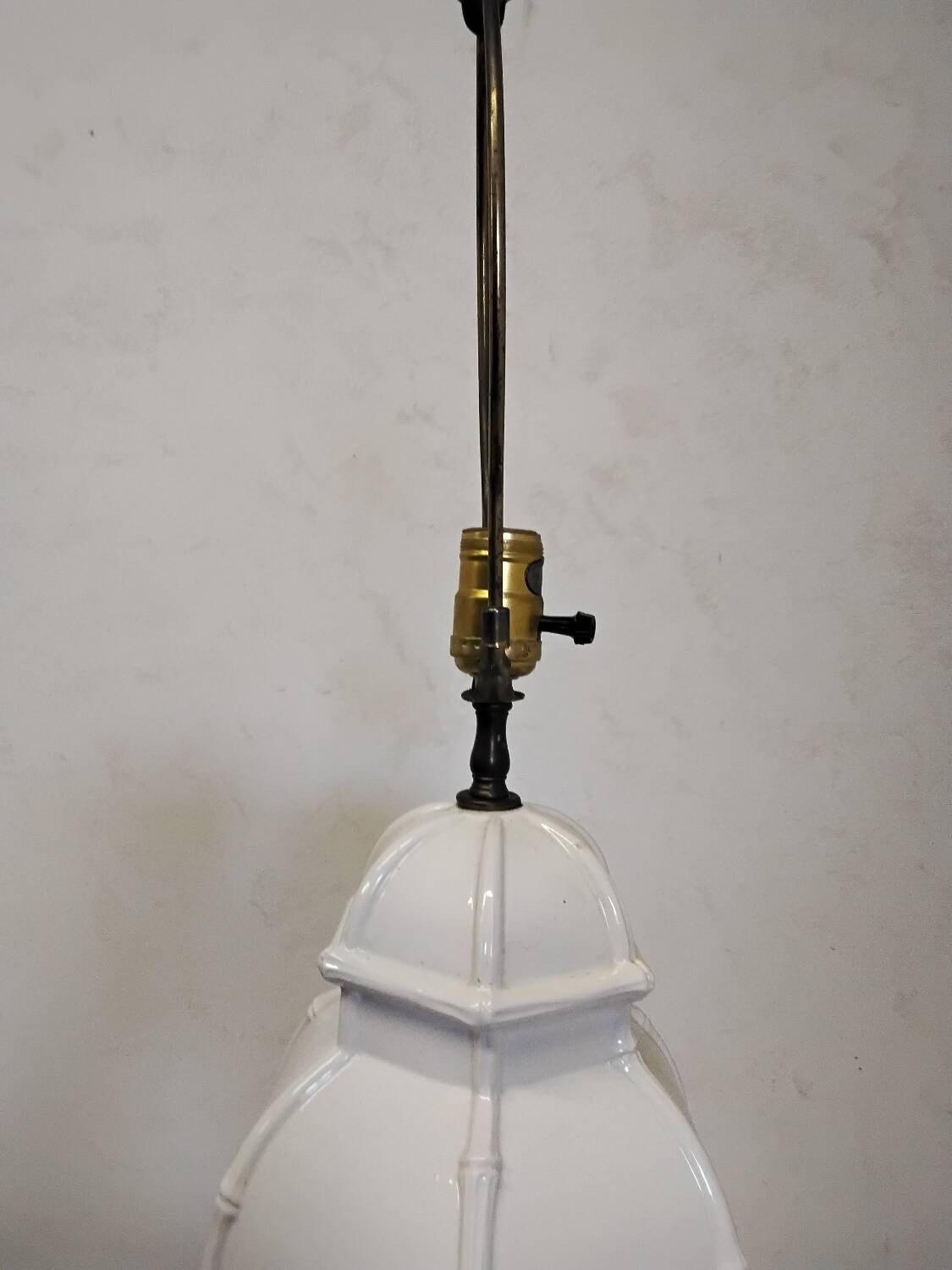 Large Hollywood Regency Style Ceramic Lamp Base