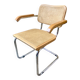 Fauteuil Cesca B64 design Marcel Breuer vintage Italie années 80