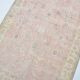Tapis floral turc beige et rose sku 3221