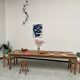 Farmhouse table "Dark Brown", spindle legs XXL 300 X 90 cm