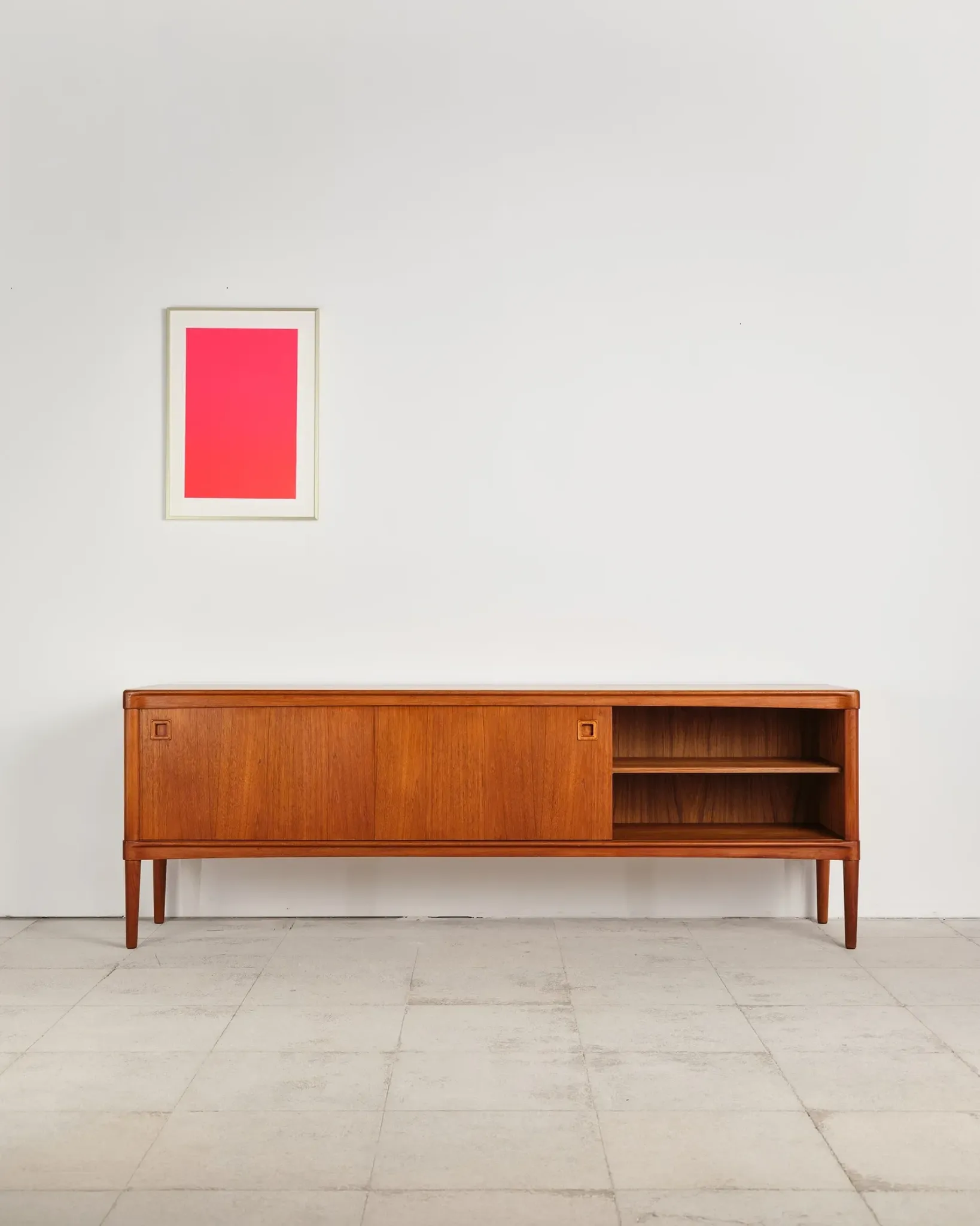 Teak enfilade by H.W. Klein for Bramin, Denmark, 1960s.