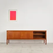 Teak enfilade by H.W. Klein for Bramin, Denmark, 1960s.