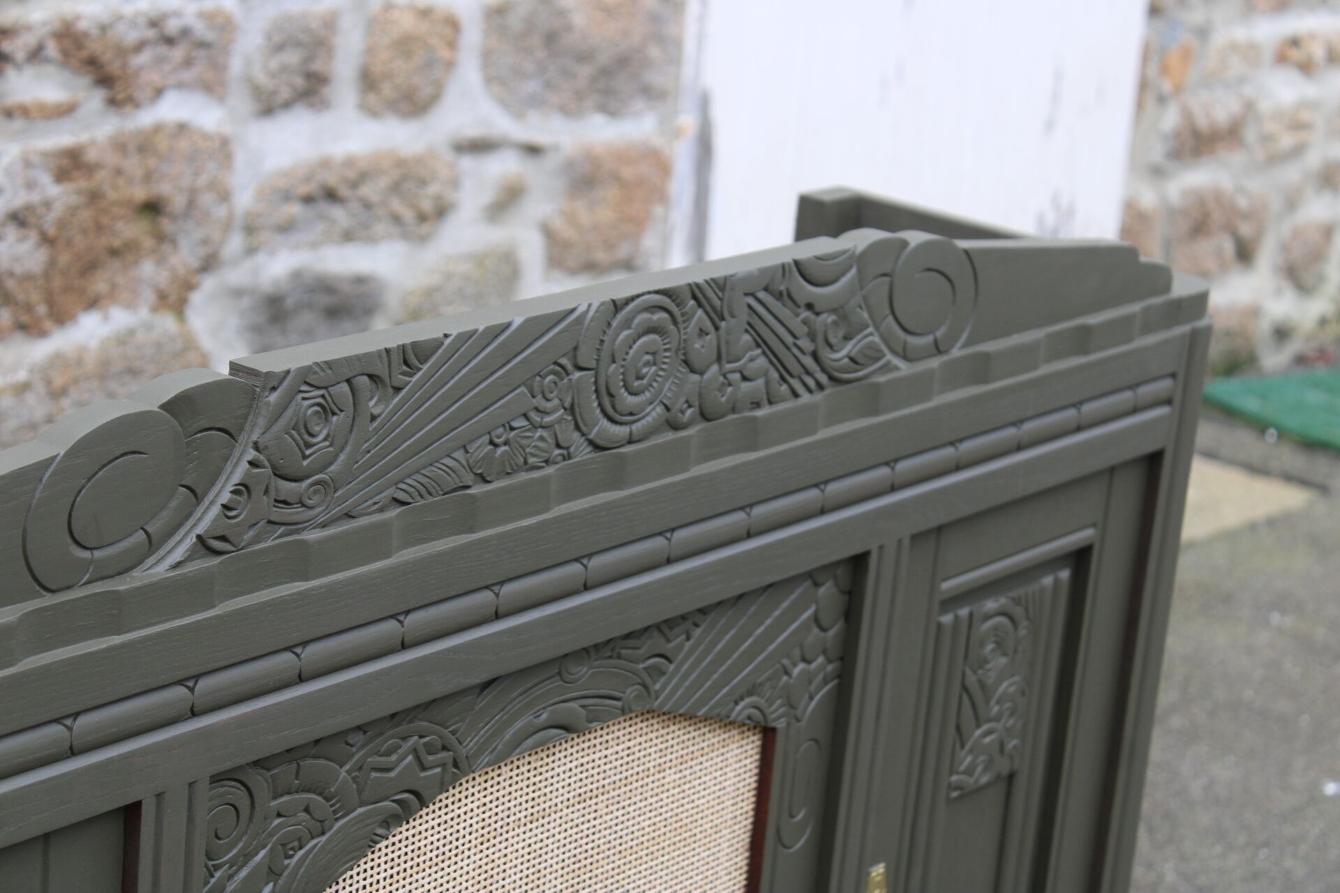 Vintage art deco canning buffet