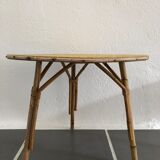 Vintage rattan coffee table