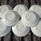 8 flat plates Terre de Fer Longchamp model Christiane