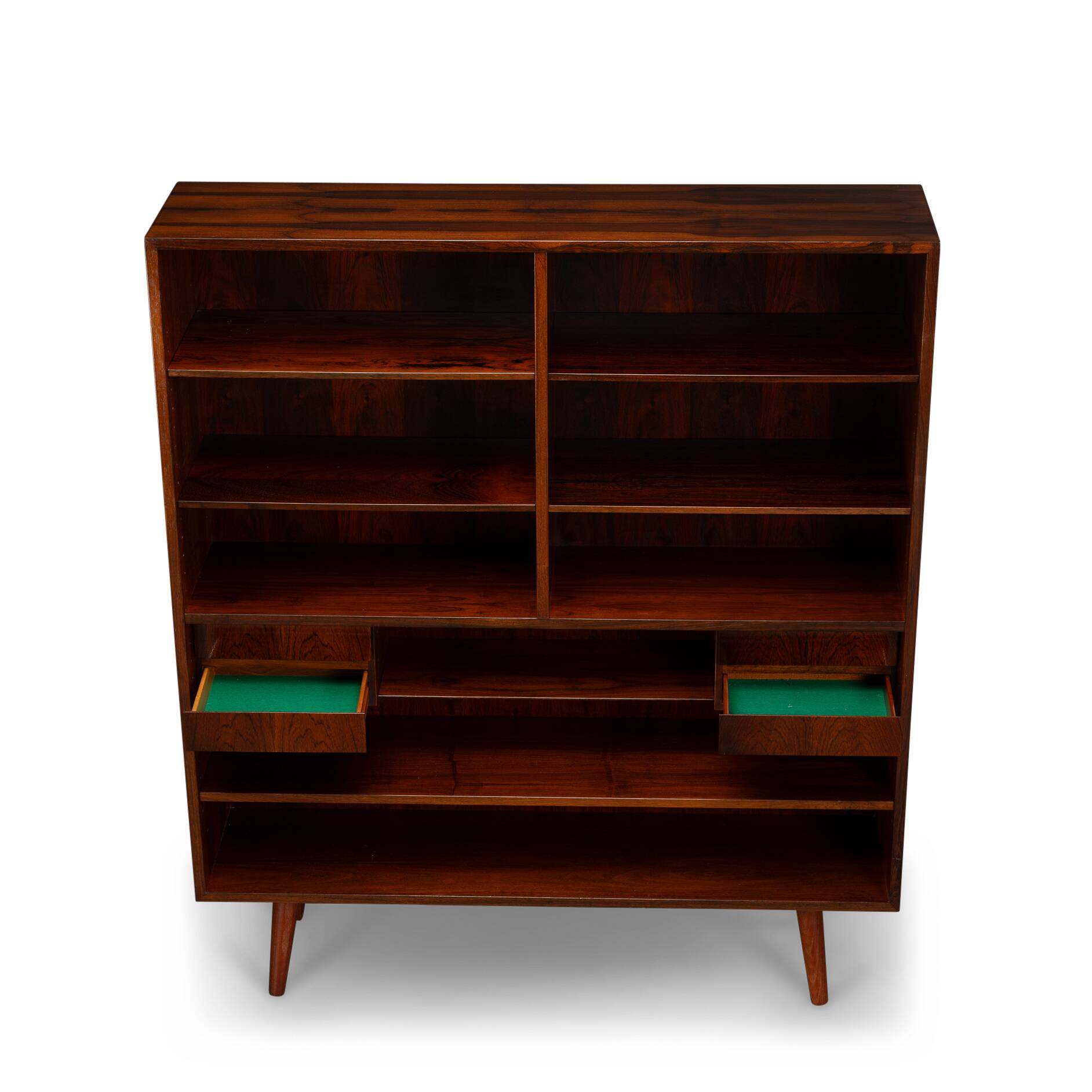 Danish Design Model 5 Rosewood Bookcase with drawers by Omann Jun, 1960s