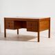 Model 33 teak desk by Christian Linneberg for Chr. Linneberg