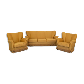 Sofa set armchairs original trafil isa design 60s modern vintage