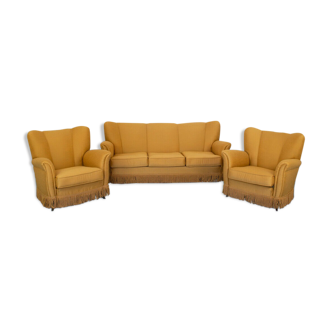 Sofa set armchairs original trafil isa design 60s modern vintage