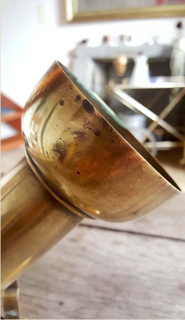 Applique vintage en laiton Selency