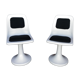 Paire de chaises pied tulipe circa 1970