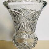 Vase en cristal taillé