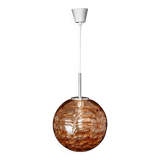 Murano Glass Pink Pendant Light by Doria, Germany, 1970s