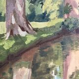 Old painting, oil on canvas.