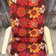 Vintage 1970s Kettler folding chair – pop floral print & structure
