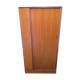 Teak cabinet with shuttered sliding door