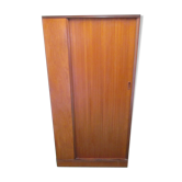 Teak cabinet with shuttered sliding door