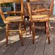 Chaises en bois anglaise circa 19ème