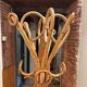 Vintage Parrot Coat Rack in Bamboo and Rattan (1960s)