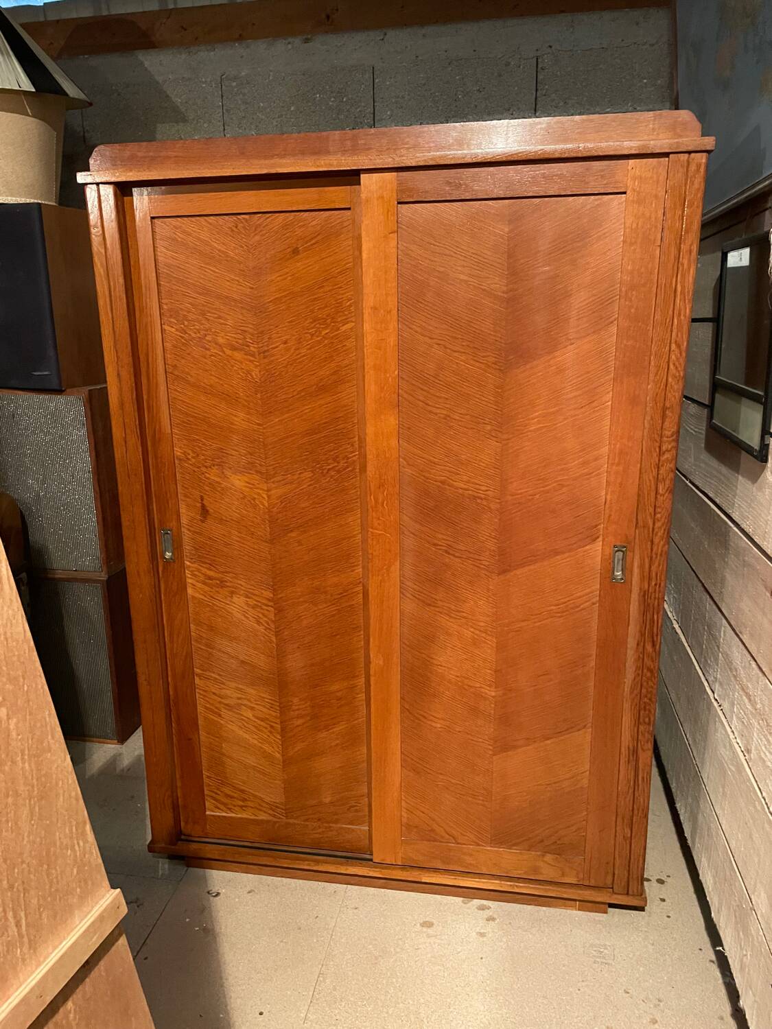 Vintage sliding door wardrobe 50/60