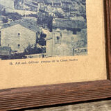 Photograph of Marseille 1950 - panoramic Mediterranean port and city printed by G. Arnaud - antique print