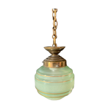 Vintage glass pendant lamp