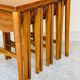 Vintage Scandinavian coffee table in teak from the 1960s.