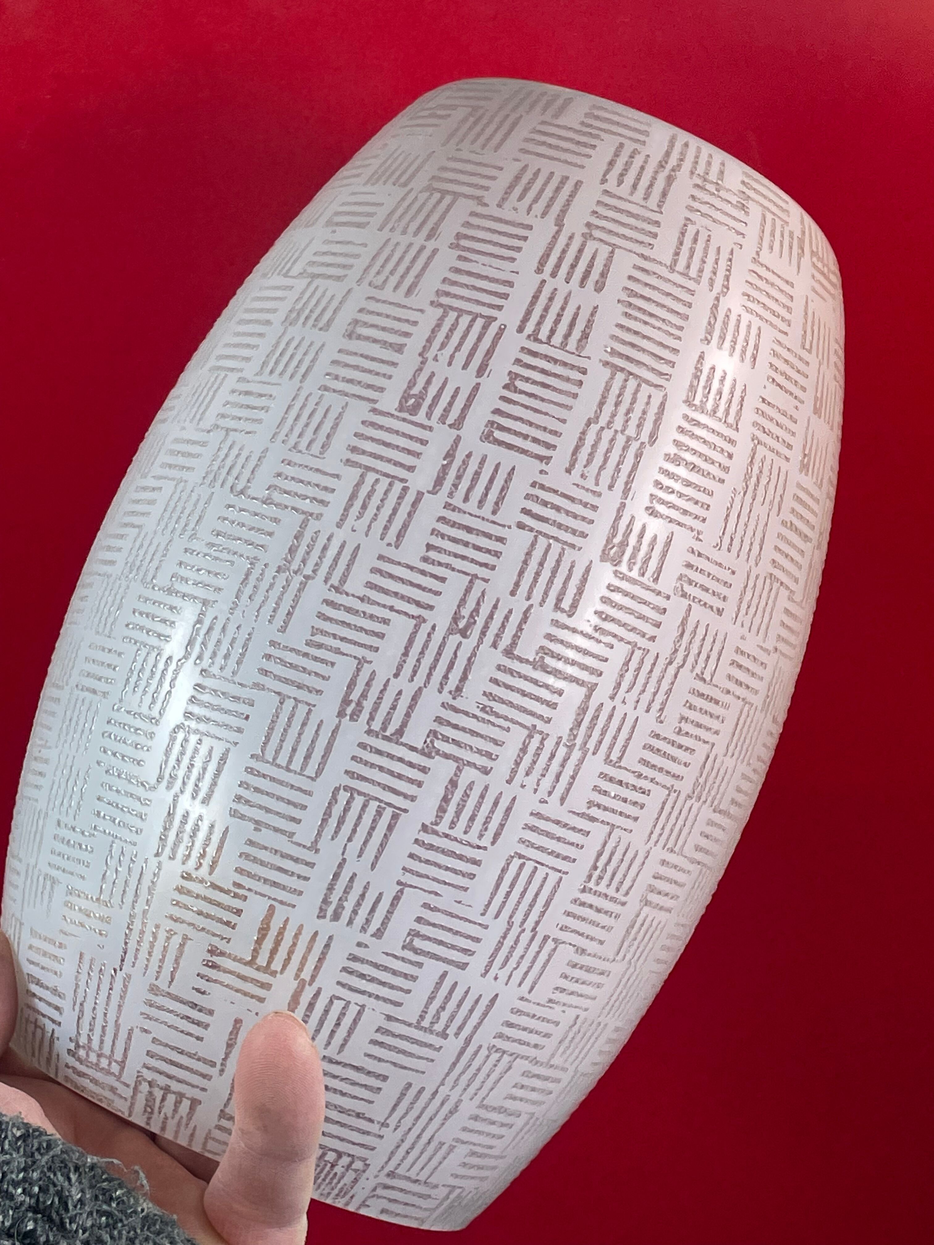 Lampshade ceiling lamp glass year 70