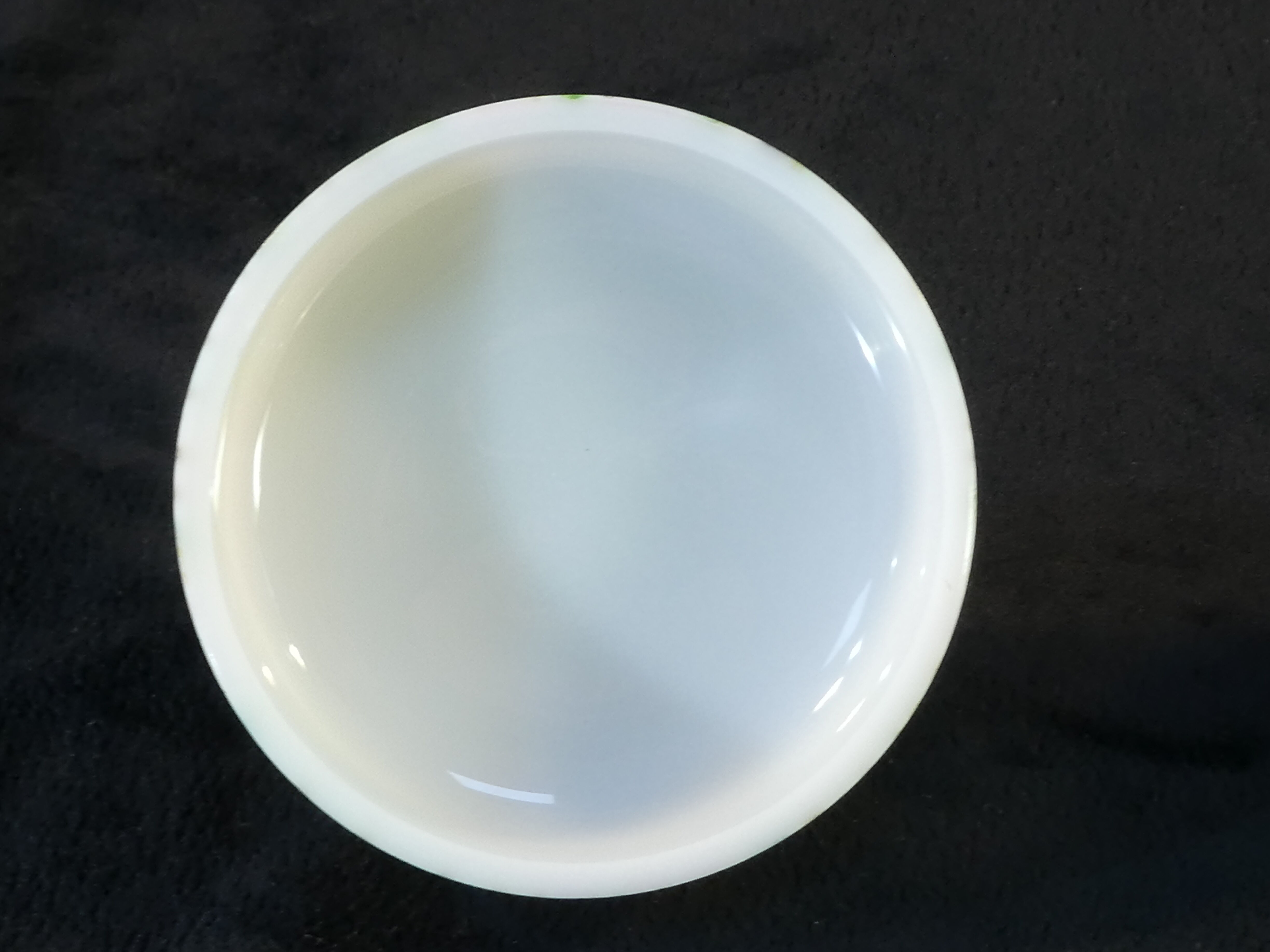 2 Old toilet bottles in Opaline NAPOLEON 3 hand painted