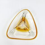 Vintage Amber Murano Style Glass Pocket Cup