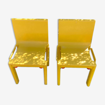 2 chaises centro kappa enfant kartell Année 1969