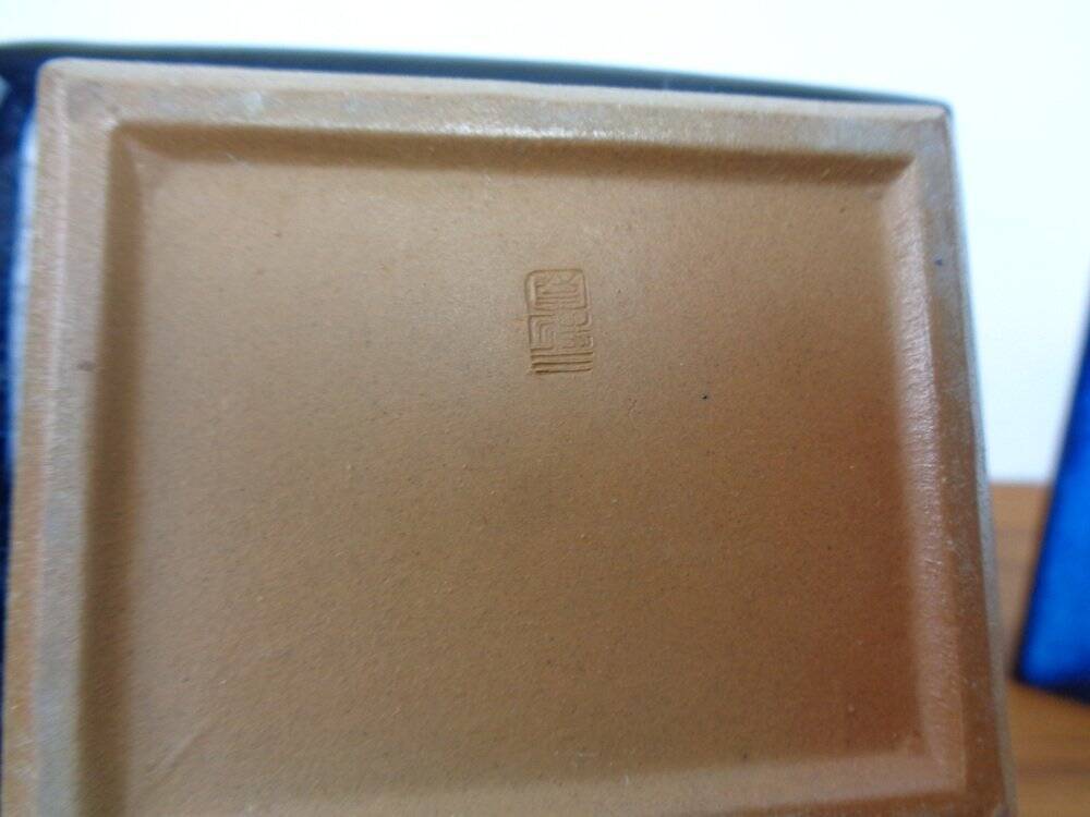 Blue Japanese ceramic vases, 1960s, set of 2