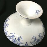 Cup on pedestal Luneville K-G décor China vintage earthenware