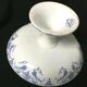 Cup on pedestal Luneville K-G décor China vintage earthenware