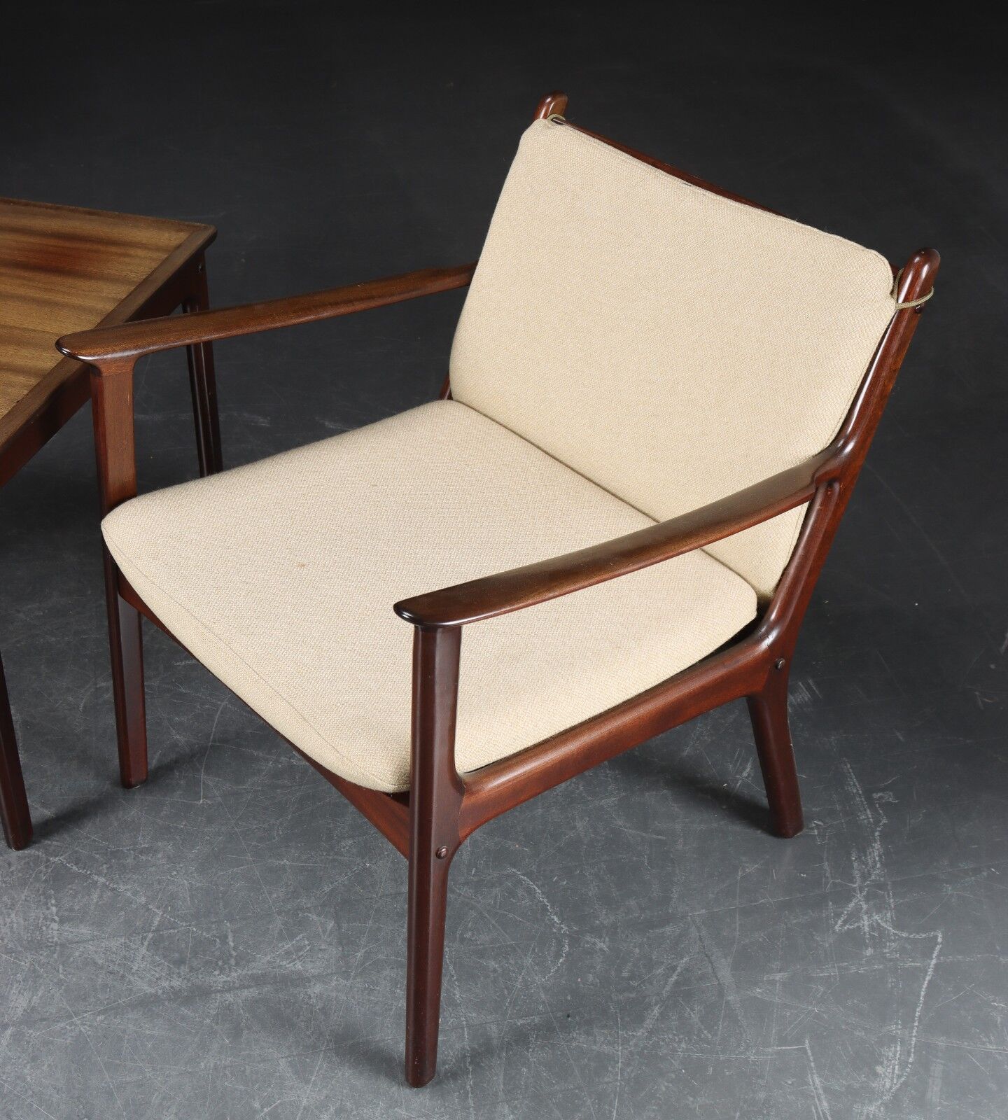 2x Easy Chair Ole Wanscher model PJ112 Mahagoni Denmark 1940s