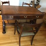 Bureau ministre et 3 chaises