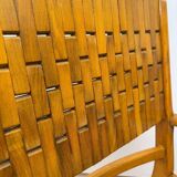 Gelenka Armchairs in Solid Beech Wood, Germany, 1950, Set of 2