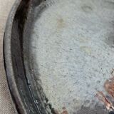 Round iridescent ceramic dish Vallauris