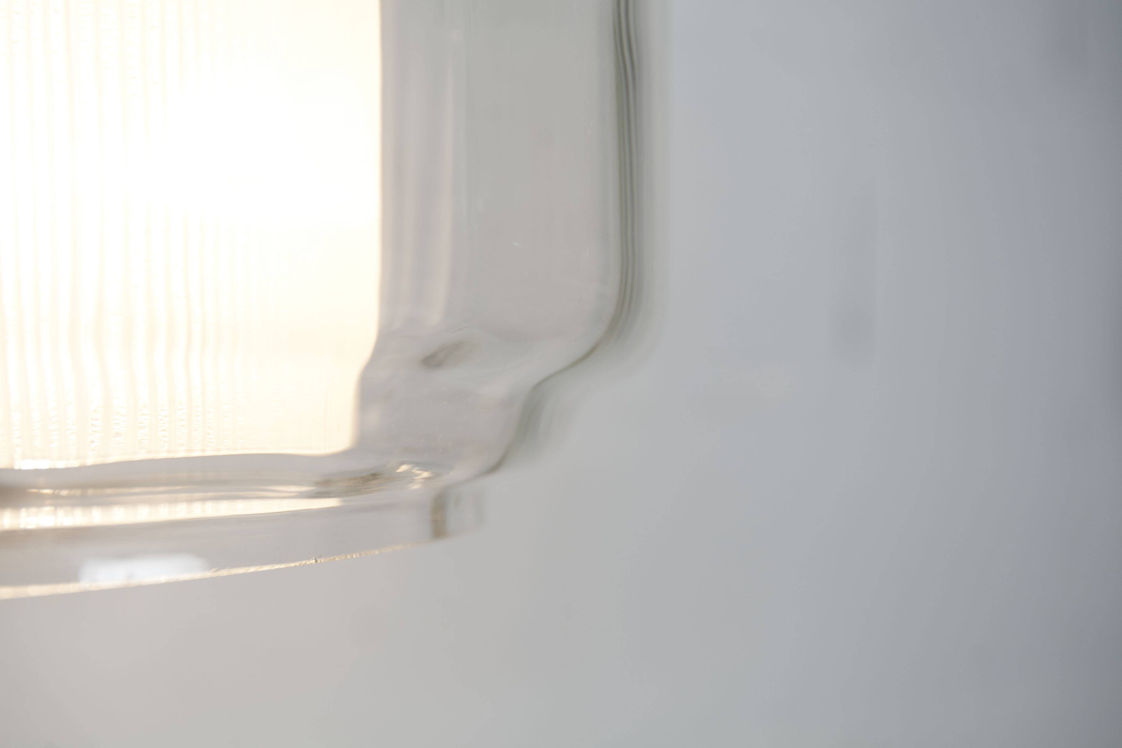 Chandelier 1930 double Opaline blown glass brass and copper