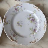 Porcelain dessert plates