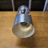 Pipe wall lamp by Oxar in aluminum from the 70s