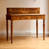 Tiered walnut desk, 19th century (circa 1860)