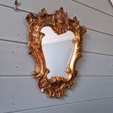Gilded stucco mirror, late 19th century