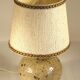 Lampe en grès et tissu  1970