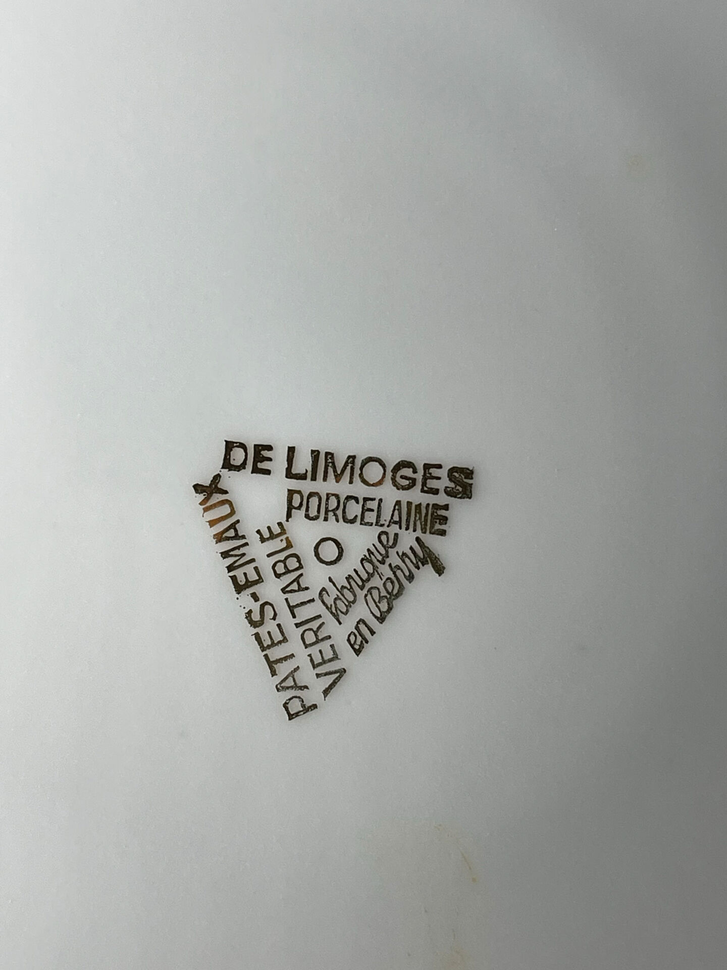 6 vintage Limoges porcelain plates – Pasta & Enamels – Decor of